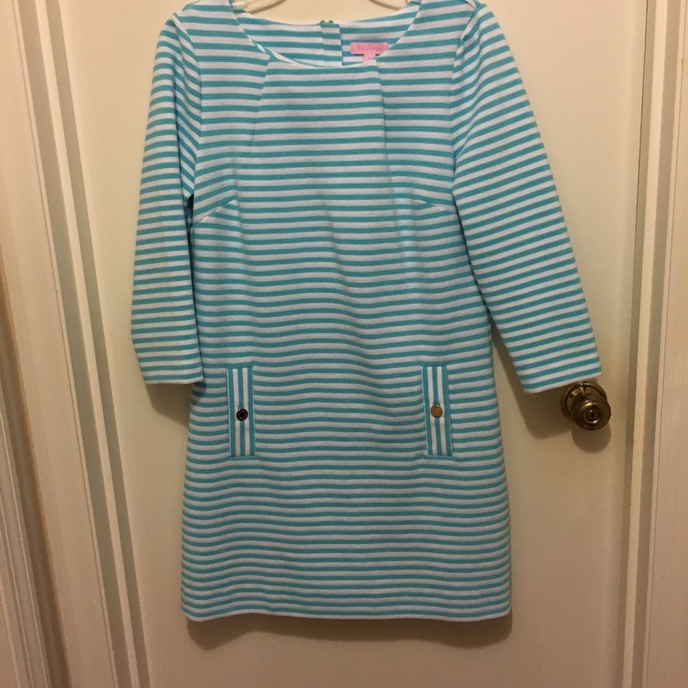 EUC Lilly Pulitzer striped shift dress.